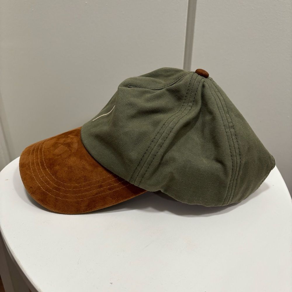 Nick Fouquet Matchstick Baseball Cap Limited Edition Suede Linen - Picture 2 of 7